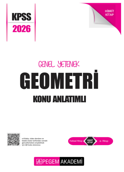 GEOMETRİ 2026 KPSS Genel Yetenek Genel Kültür Lisans Konu Anlatımlı Modüler Set Pegem Yayınları Panda Fotokopi & Baskı Merkezi
