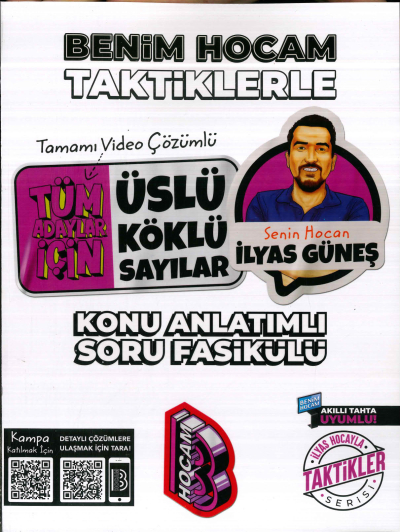 TAKTİKLERLE ÜSLÜ KÖKLÜ SAYILAR KONU ANLATIMLI SORU FASİKÜLÜ Panda Fotokopi & Baskı Merkezi