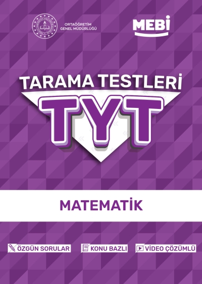 TYT Tarama Testleri Matematik MEBİ OGM Panda Fotokopi & Baskı Merkezi