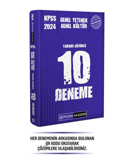 2024 KPSS Genel Yetenek Genel Kültür Tamamı Çözümlü 10 Deneme