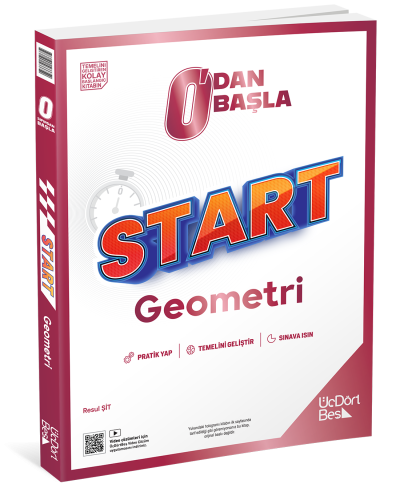 2027 Sıfırdan Başla Start Geometri ÜçDörtBeş Yayınları Panda Fotokopi & Baskı Merkezi
