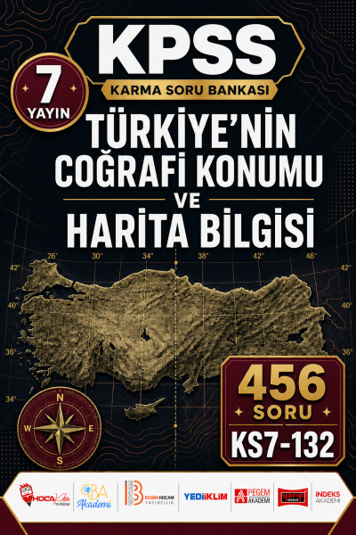 Türkiye’nin Coğrafi Konumu ve Harita Bilgisi 7 Yayın 456 Soru Panda Fotokopi & Baskı Merkezi