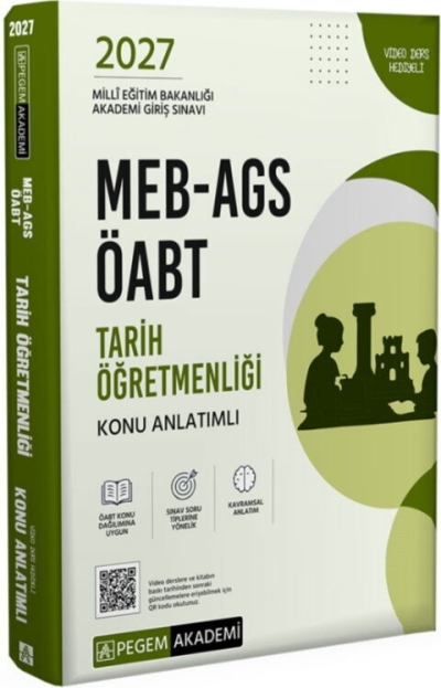 MEB AGS ÖABT Tarih Öğretmenliği Konu Anlatımlı Pegem Yayınları Panda Fotokopi & Baskı Merkezi