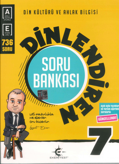 7. Sınıf Dinlendiren Din Kültürü ve Ahlak Bilgisi Soru Bankası Eker Test Panda Fotokopi & Baskı Merkezi