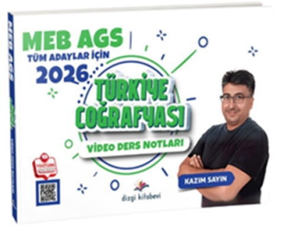 2026 MEB-AGS Coğrafya Konu Anlatımlı Kazım Sayın Dizgi Kitap Yayınları Panda Fotokopi & Baskı Merkezi