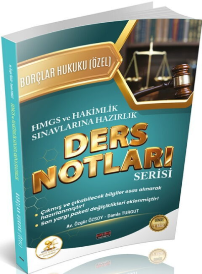 HUKAL HMGS HAKİMLİK Borçlar Hukuku Özel Hükümler Ders Notları Savaş Yayınları Panda Fotokopi & Baskı Merkezi