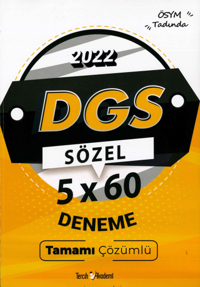 DGS SÖZEL 5x60 DENEME ÇÖZÜMLÜ Panda Fotokopi & Baskı Merkezi