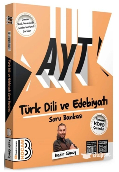 AYT Türk Dili ve Edebiyatı Soru Bankası Video Çözümlü Benim Hocam Yayınları Panda Fotokopi & Baskı Merkezi