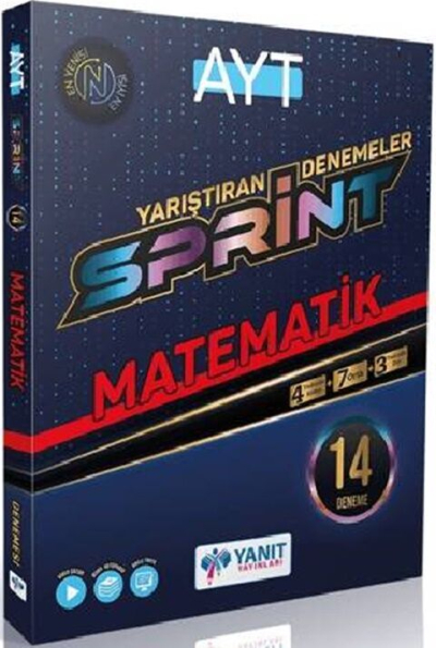 AYT Matematik 14 Lü Yarıştıran Sprınt Deneme Yanıt Yayınları Panda Fotokopi & Baskı Merkezi