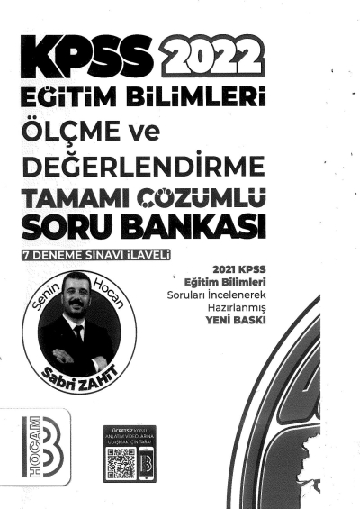 ÖLÇME VE DEĞERLENDİRME SORU BANKASI