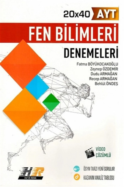 AYT Fen Bilimleri 20x40 Denemeleri Hız ve Renk Yayınları Panda Fotokopi & Baskı Merkezi