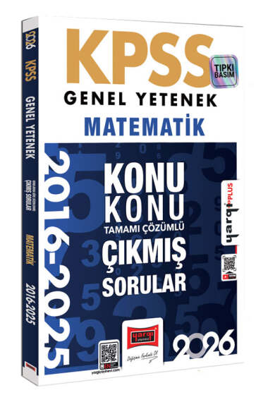 2026 KPSS Genel Yetenek Matematik 2016-2026 Konu Konu Tamamı Çözümlü Çıkmış Sorular Yargı Yayınları Panda Fotokopi & Baskı Merkezi
