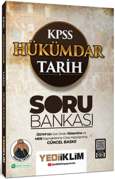 KPSS Tarih Hükümdar Soru Bankası Yediiklim Yayınları Panda Fotokopi & Baskı Merkezi