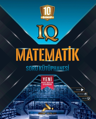10. Sınıf IQ Matematik Soru Kütüphanesi Paraf Yayınları Panda Fotokopi & Baskı Merkezi