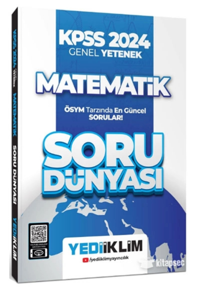 2024 KPSS Matematik Soru Dünyası Soru Bankası Yediiklim Yayınları