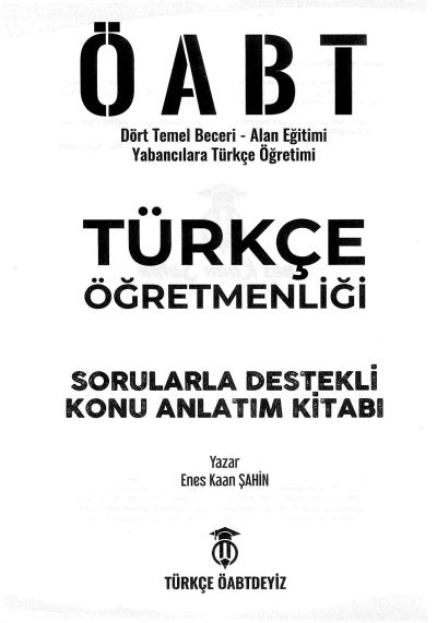 TÜRKÇE ÖĞRETMENLİĞİ SORULARLA DESTEKLİ KONU ANLATIM KİTABI Panda Fotokopi & Baskı Merkezi