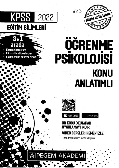 2022 KPSS Eğitim Bilimleri ÖĞRENME PSİKOLOJİSİ KONU ANLATIM Panda Fotokopi & Baskı Merkezi