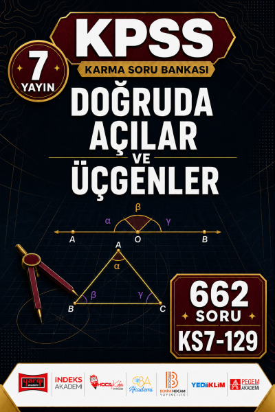 Doğruda Açılar ve Üçgenler 7 Yayın 662 Soru Panda Fotokopi & Baskı Merkezi