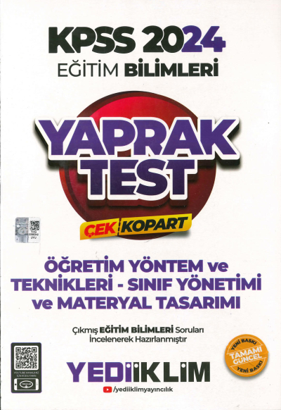 ÖYT- SINIF YÖNETİMİ VE MATERYAL TASARIM YAPRAK TEST Panda Fotokopi & Baskı Merkezi