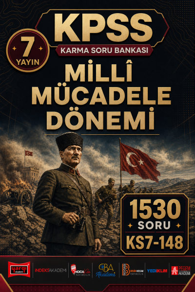 Millî Mücadele Dönemi 7 Yayın 1530 Soru Panda Fotokopi & Baskı Merkezi