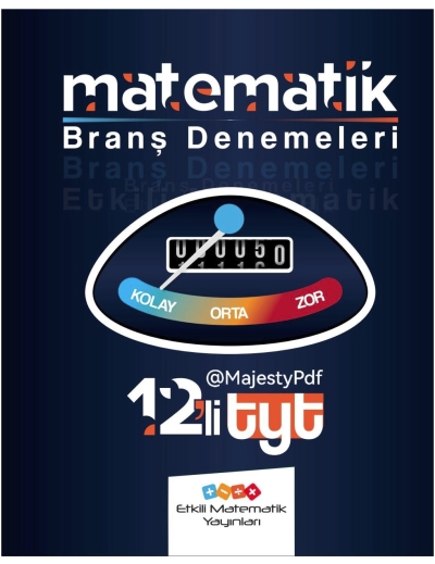 TYT Matematik 12 li Branş Denemeleri Etkili Matematik Yayınları Panda Fotokopi & Baskı Merkezi