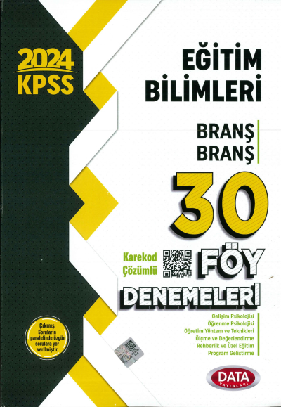 BRANŞ BRANŞ 30 DENEME KAREKOD ÇÖZÜMLÜ TÜM DERSLER Panda Fotokopi & Baskı Merkezi