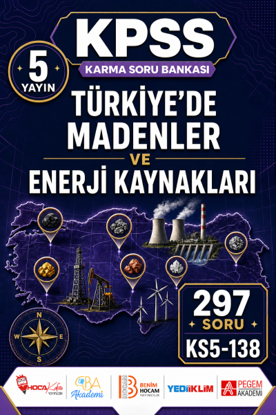 Türkiye’de Madenler ve Enerji Kaynakları 5 Yayın 297 Soru