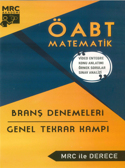 ÖABT İLKÖĞRETİM MATEMATİK BRANŞ DENEMELERİ GENEL TEKRAR KAMPI MRC İLE DERECE