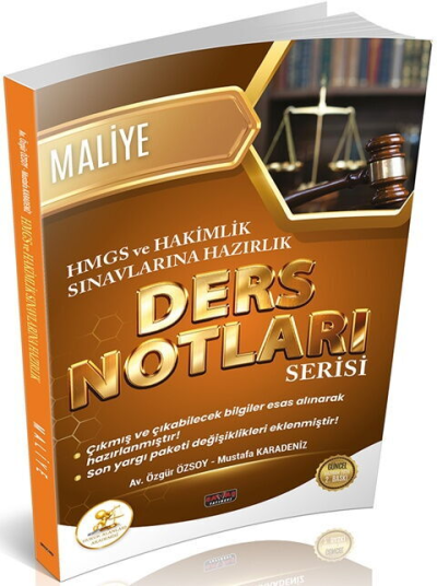HUKAL HMGS HAKİMLİK Maliye Ders Notları Savaş Yayınları