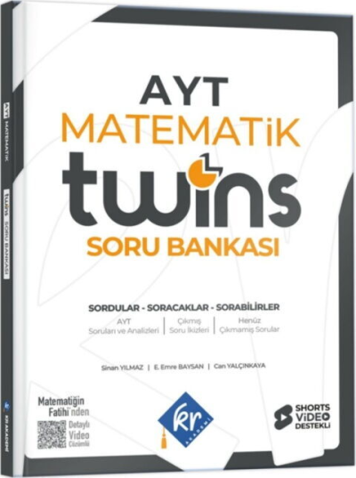 2027 AYT Twins Matematik Soru Bankası KR Akademi Panda Fotokopi & Baskı Merkezi