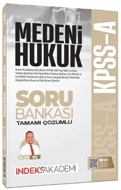 KPSS A Grubu Medeni Hukuk Soru Bankası İndeks Akademi Panda Fotokopi & Baskı Merkezi