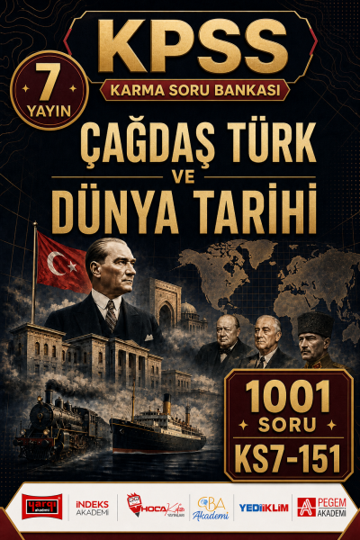 Çağdaş Türk ve Dünya Tarihi 7 Yayın 1001 Soru Panda Fotokopi & Baskı Merkezi