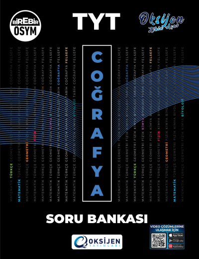 TYT Coğrafya Soru Bankası Oksijen Yayınları Panda Fotokopi & Baskı Merkezi