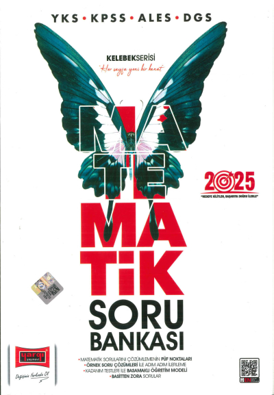 2025 YKS KPSS ALES DGS Kelebek Serisi Matematik Soru Bankası Yargı Yayınları Panda Fotokopi & Baskı Merkezi