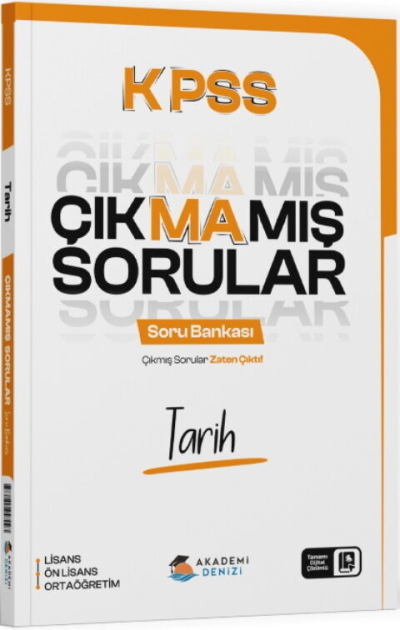 KPSS Tarih Çıkmamış Sorular Soru Bankası Akademi Denizi Panda Fotokopi & Baskı Merkezi