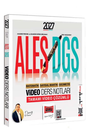 2027 ALES DGS Matematik Sayısal Mantık Geometri Video Ders Notları Yargı Yayınları Panda Fotokopi & Baskı Merkezi