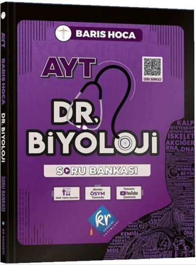 Barış Hoca AYT Dr. Biyoloji Soru Bankası KR Akademi Panda Fotokopi & Baskı Merkezi