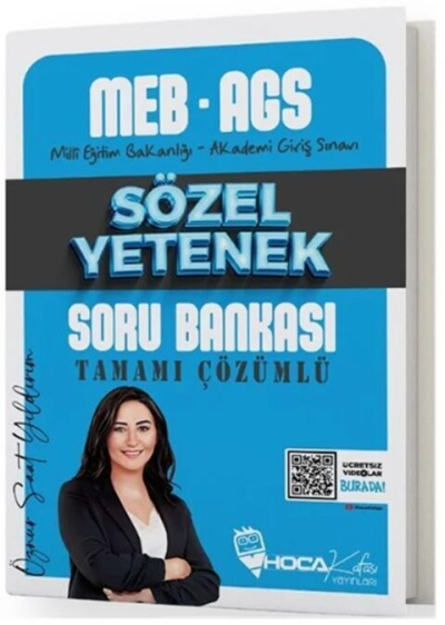2025 MEB-AGS Sözel Yetenek Soru Bankası Çözümlü Hoca Kafası Yayınları Panda Fotokopi & Baskı Merkezi