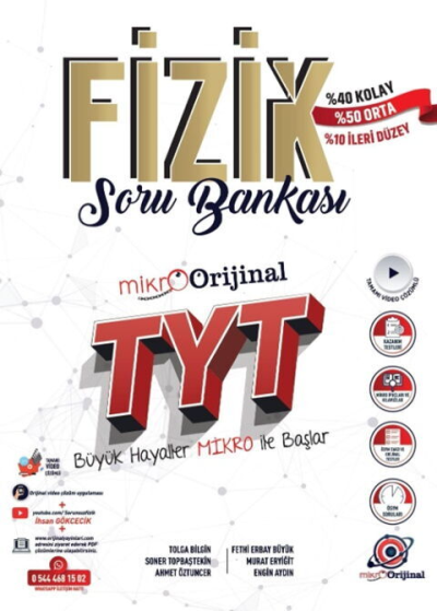 TYT Fizik Soru Bankası Orijinal Mikro Panda Fotokopi & Baskı Merkezi