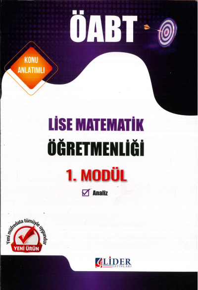 LİSE MATEMATİKÖĞRETMENLİĞİ 1. MODÜL (ANALİZ) KONU ANLATIM