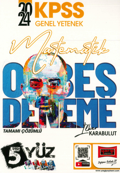 MATEMATİK 15 DENEME TAMAMI ÇÖZÜMLÜ (5 YÜZ SERİSİ) Panda Fotokopi & Baskı Merkezi