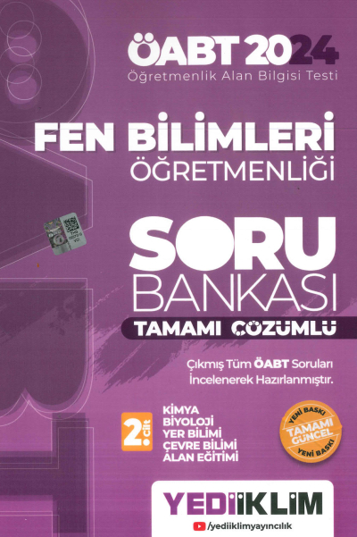 FEN BİLİMLERİ ÖĞRETMENLİĞİ SORU BANKASI TAMAMI ÇÖZÜMLÜ Panda Fotokopi & Baskı Merkezi