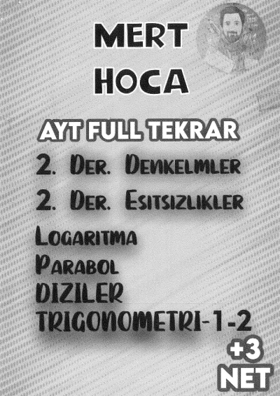 Mert Hoca AYT Full Tekrar Panda Fotokopi & Baskı Merkezi
