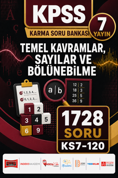 Temel Kavramlar, Sayılar ve Bölünebilme 7 Yayın 1728 Soru Panda Fotokopi & Baskı Merkezi