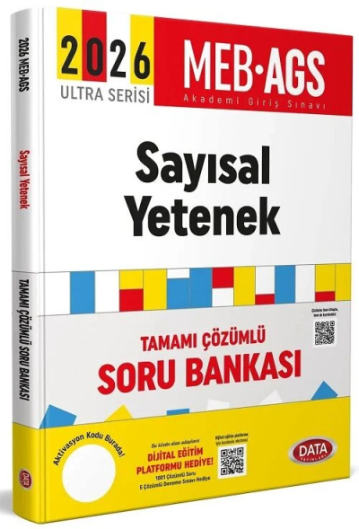 2026 MEB-AGS Sayısal Yetenek Soru Bankası Çözümlü Ultra Serisi Data Yayınları Panda Fotokopi & Baskı Merkezi