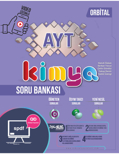AYT Kimya Orbital Soru Bankası Orbital Yayınları Panda Fotokopi & Baskı Merkezi