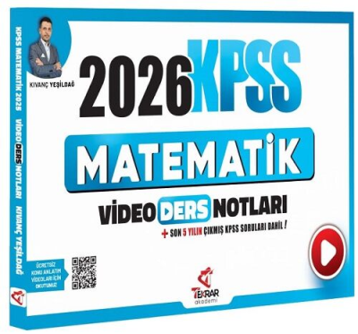 2026 KPSS Matematik Video Ders Notları Tekrar Akademi Yayınları Panda Fotokopi & Baskı Merkezi
