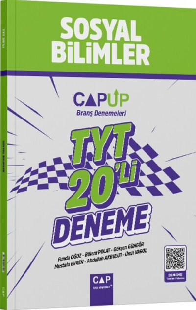 TYT Sosyal Bilimler 20 li Deneme Çap Yayınları Panda Fotokopi & Baskı Merkezi