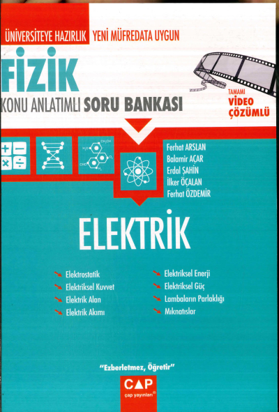 TYT-AYT FİZİK ELEKTRİK KONU ANLATIMLI SORU BANKASI Panda Fotokopi & Baskı Merkezi