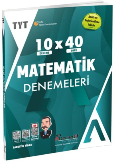 Alternatif Yayınları TYT Matematik 10 x 40 Branş Denemeleri Panda Fotokopi & Baskı Merkezi